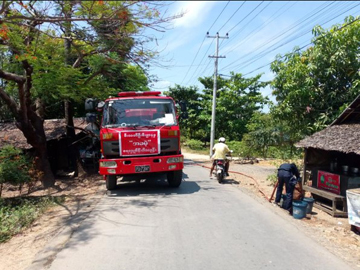 တနင်္သာရီတိုင်းဒေသကြီး၊ ထားဝယ်မြို့၊ ကြက်စားပြင်ရပ်ကွက်နှင့် တလိုင်းထိန်ရပ်ကွက်များသို့ သောက်သုံးရေလှူဒါန်းမှု