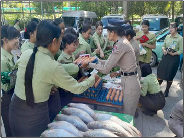 ပြည်ထဲရေးဝန်ကြီးဌာန၊ ဘက်စုံစိုက်ပျိုးမွေးမြူရေးစခန်းမှ ထွက်ရှိသော ငါး၊ ကြက်ဥ၊ ဝက်သား၊ နွားနို့နှင့် ဟင်းသီးဟင်းရွက်များအား နေပြည်တော်ရှိ ရုံး/ဌာနများသို့ သက်သာသောဈေးနှုန်းဖြင့်ရောင်းချပေး