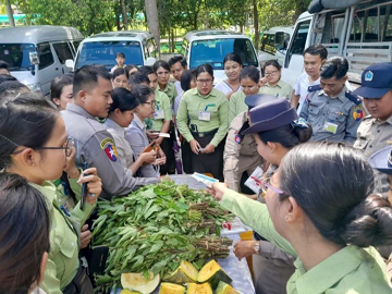 ပြည်ထဲရေးဝန်ကြီးဌာန၊ ဘက်စုံစိုက်ပျိုးမွေးမြူရေးစခန်းမှ ထွက်ရှိသော ကြက်ဥ၊ ဝက်သား၊ နွားနို့နှင့် ဟင်းသီးဟင်းရွက်များအား နေပြည်တော်ရှိ ရုံး/ဌာနများသို့ သက်သာသောဈေးနှုန်းဖြင့်ရောင်းချပေး