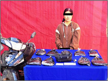 ကချင်ပြည်နယ်၊ မိုးညှင်းမြို့တွင် ငွေကျပ် ၇၄ ဒသမ ၄ သိန်းတန်ဖိုးရှိ ဘိန်းစိမ်းများ ဖမ်းဆီးရမိ