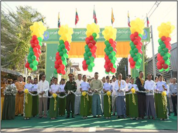 (၇၈)နှစ်မြောက် ပြည်ထောင်စုနေ့ကို ကြိုဆိုဂုဏ်ပြုသောအားဖြင့် ရှမ်းပြည်နယ်(အရှေ့ပိုင်း)၊ တာချီလိတ်ခရိုင်၊ တာချီလိတ်မြို့၌ ကတ္တရာကွန်ကရစ်(AC)လမ်းဖွင့်ပွဲ ကျင်းပ