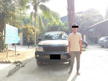 စစ်ကိုင်းတိုင်းဒေသကြီး၊ စစ်ကိုင်းမြို့နယ်၌ လိုင်စင်မဲ့မော်တော်ယာဉ် တစ်စီး ဖမ်းဆီးရမိ