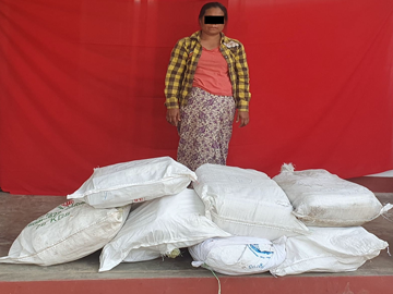 နေပြည်တော်ကောင်စီနယ်မြေ၊ ဥတ္တရသီရိမြို့နယ်၌ ရုံးသုံးစက္ကူဟောင်းများခိုးယူသူ အမျိုးသမီး တစ်ဦးအား ဖမ်းဆီးအရေးယူ 