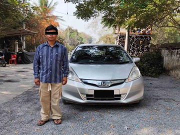 စစ်ကိုင်းတိုင်းဒေသကြီး၊ စစ်ကိုင်းမြို့နယ်၌ လိုင်စင်မဲ့မော်တော်ယာဉ် တစ်စီး ဖမ်းဆီးရမိ