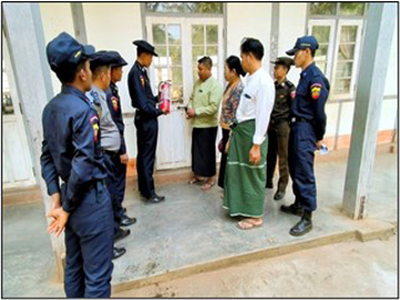 ရှမ်းပြည်နယ်၊ လင်းခေးခရိုင်၊ လင်းခေးမြို့နယ်အတွင်း အခြေခံပညာကျောင်းများ၌ ကျောင်းသား/ ကျောင်းသူများ လုံခြုံအေးချမ်းစွာ စာမေးပွဲဖြေဆိုနိုင်ရေး ကွင်းဆင်းစစ်ဆေး