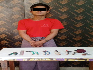 နေပြည်တော်ကောင်စီနယ်မြေ၊ ဒက္ခိဏသီရိမြို့နယ်၌ လမ်းမီးတိုင်မှ လျှပ်စစ်မီးကြိုးများ ဖြတ်တောက် ခိုးယူသူ အမျိုးသား တစ်ဦးအား ဖမ်းဆီးအရေးယူ