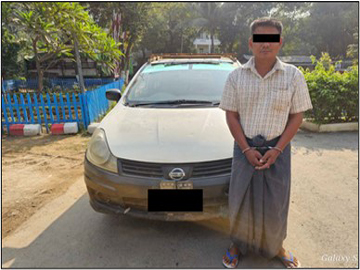 စစ်ကိုင်းတိုင်းဒေသကြီး၊ စစ်ကိုင်းမြို့နယ်၌ လိုင်စင်မဲ့မော်တော်ယာဉ် တစ်စီး ဖမ်းဆီးရမိ