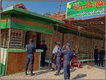 မကွေးတိုင်းဒေသကြီး၊ မင်းဘူးမြို့နယ်၊ မန်းရွှေစက်တော်ဘုရားပွဲတော်ဧရိယာအတွင်းရှိ တည်းခိုဆောင်နှင့် စားသောက်ဆိုင်များတွင် မီးဘေးလုံခြုံရေးအတွက် စစ်ဆေးအကြံပေးခြင်း ဆောင်ရွက်မှု