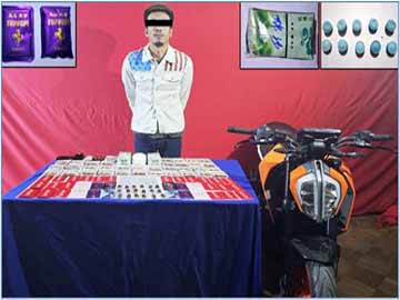 မန္တလေးတိုင်းဒေသကြီး၊ ချမ်းအေးသာစံမြို့နယ်နှင့် အောင်မြေသာစံမြို့နယ်တို့တွင် ငွေကျပ် ၂,၄၅၈ သိန်း တန်ဖိုးရှိ စိတ်ပြောင်းဆေးဝါးများ ဖမ်းဆီးရမိ