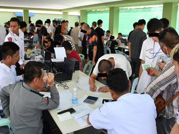 မြန်မာနိုင်ငံအတွင်းသို့ တရားမဝင် ဝင်ရောက်လာသည့် ပြည်ပနိုင်ငံသား ၁၈၇ ဦး ထပ်မံစစ်ဆေး ဖော်ထုတ်ထိန်းသိမ်းခဲ့