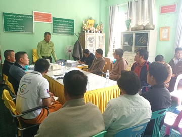 ရှမ်းပြည်နယ်၊ မူဆယ်ခရိုင်၊ မူဆယ်မြို့နယ်အုပ်ချုပ်ရေးမှူးရုံးခန်း၌ လုပ်ငန်းညှိနှိုင်းအစည်းအဝေး ကျင်းပ