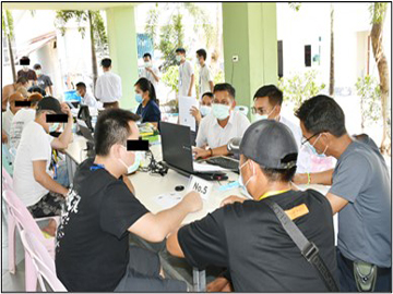 နိုင်ငံတော်အနေဖြင့် နယ်စပ်ဒေသများတွင် ဖြစ်ပေါ်လျက်ရှိသည့် အွန်လိုင်းလိမ်လည်မှု (Telecom   Fraud) နှင့် ဒုစရိုက်မှုလုပ်ငန်းများတွင် ဆက်စပ်ပါဝင်ခဲ့ကြသည့် ပြည်ပနိုင်ငံသား ၂၈၃ ဦး လွှဲပြောင်းပေးအပ်ခဲ့ပြီး ၃၅၇ ဦးအား ထပ်မံစစ်ဆေး ဖော်ထုတ်ထိန်းသိမ်းခဲ့