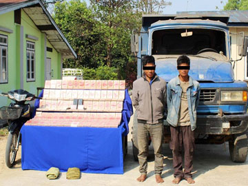 ရှမ်းပြည်နယ်၊ ကျိုင်းတုံမြို့နယ်တွင် ငွေကျပ်သိန်း ၇,၃၅၀ ကျော်တန်ဖိုးရှိ မူးယစ်ဆေးဝါးများ ဖမ်းဆီးရမိ