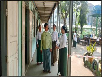 ရန်ကုန်တိုင်းဒေသကြီး၊ ဒဂုံမြို့သစ်ခရိုင်၊ ဒဂုံမြို့သစ်(ဆိပ်ကမ်း)မြို့နယ်အတွင်းရှိ အခြေခံပညာကျောင်းများ၌ Grade-5 နှင့် Grade-9 စာမေးပွဲဖြေဆိုမှုအခြေအနေအား ကြည့်ရှုစစ်ဆေး