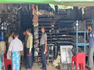 ကရင်ပြည်နယ်၊ ကြာအင်းဆိပ်ကြီးခရိုင်၊ ကြာအင်းဆိပ်ကြီးမြို့နယ်အတွင်းရှိ အိမ်ဆောက်ပစ္စည်း အရောင်းဆိုင်များ၊ ရန်ကုန်တိုင်းဒေသကြီး၊ မင်္ဂလာဒုံခရိုင်၊ ရွှေပြည်သာမြို့နယ်အတွင်းရှိ ဆောက်လုပ်ရေး လုပ်ငန်းသုံးပစ္စည်းဆိုင်များနှင့် သိုလှောင်ရုံနေရာများအား တရားမဝင်ဈေးန