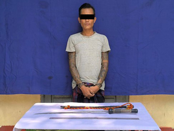 မန္တလေးတိုင်းဒေသကြီး၊ အမရပူရမြို့နယ်၌ ဓားဦးချွန်ကိုင်ဆောင်သူ အမျိုးသား တစ်ဦးအား ဖမ်းဆီးအရေးယူ