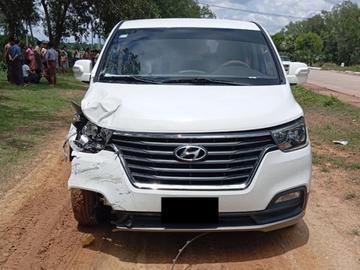 ပဲခူးတိုင်းဒေသကြီး၊ ပဲခူးမြို့နယ်၌ ယာဉ်တိုက်မှုဖြစ်ပွား၍ အမျိုးသား နှစ်ဦးနှင့် အမျိုးသမီး တစ်ဦးတို့ ထိခိုက်ဒဏ်ရာရရှိ