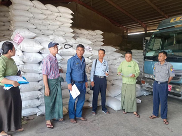 ရန်ကုန်တိုင်းဒေသကြီး၊ ဒဂုံမြို့သစ်ခရိုင်၊ ဒဂုံမြို့သစ်ဆိပ်ကမ်းမြို့နယ်အတွင်းရှိ ဆန်ဆိုင်များအား သတ်မှတ်ထားသော ရည်ညွှန်းဈေးနှုန်းများဖြင့် ရောင်းချခြင်း ရှိ/မရှိ ကွင်းဆင်းစစ်ဆေး