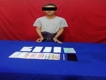 ရန်ကုန်တိုင်းဒေသကြီး၊ စမ်းချောင်းမြို့နယ်၌ နှစ်လုံးထီလောင်းကစားပြုလုပ်သူ အမျိုးသား တစ်ဦးအား ဖမ်းဆီးအရေးယူ