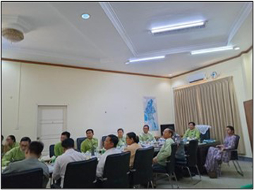 နေပြည်တော်ကောင်စီနယ်မြေ၊ အထွေထွေအုပ်ချုပ်ရေးဦးစီးဌာန(ရုံးချုပ်)၊ အစည်းအဝေးခန်းမ၌ မြန်မာ - အိန္ဒိယနှစ်နိုင်ငံအကြား မြန်ဆန်စွာအကျိုးဖြစ်ထွန်းစေမည့်စီမံကိန်း (Quick Impact Project - QIP) စတုတ္ထအကြိမ်ညှိနှိုင်းအစည်းအဝေး ကျင်းပ