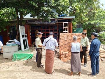 ရန်ကုန်တိုင်းဒေသကြီး၊ မင်္ဂလာဒုံခရိုင်၊ ရွှေပြည်သာမြို့နယ်ရှိ ဆောက်လုပ်ရေးလုပ်ငန်းသုံးပစ္စည်းဆိုင်များအား သတ်မှတ်ထားသော ရည်ညွှန်းဈေးနှုန်းဖြင့် ရောင်းချမှု ရှိ/မရှိ ကွင်းဆင်းစစ်ဆေး
