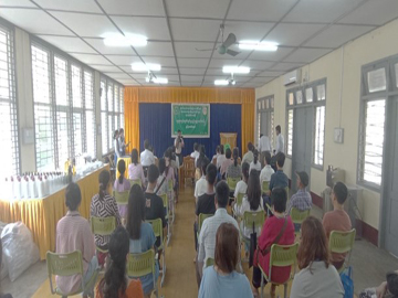 ရန်ကုန်တိုင်းဒေသကြီး၊ မရမ်းကုန်းခရိုင်၊ မြောက်ဥက္ကလာပမြို့နယ်၌ လူသုံးကုန်ထုတ်လုပ်မှုနည်းပညာ သင်တန်းဖွင့်ပွဲအခမ်းအနား ကျင်းပ