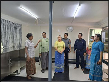 ရန်ကုန်တိုင်းဒေသကြီး၊ မင်္ဂလာဒုံခရိုင်၊ ရွှေပြည်သာမြို့နယ်အတွင်းရှိ ဖွင့်လှစ်ထားသော ဆေးရုံနှင့် ဆေးခန်းများအား သတ်မှတ်စည်းကမ်းချက်များနှင့်အညီ ဖွင့်လှစ်ဆောင်ရွက်ခြင်း ရှိ/မရှိ ကွင်းဆင်းစစ်ဆေး 
