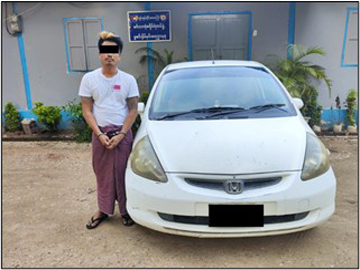 ရန်ကုန်တိုင်းဒေသကြီး၊ မင်္ဂလာဒုံမြို့နယ်၊ ကရင်ပြည်နယ်၊ မြဝတီမြို့နှင့် စစ်ကိုင်းတိုင်းဒေသကြီး၊ စစ်ကိုင်းမြို့တို့၌ လိုင်စင်မဲ့မော်တော်ယာဉ် သုံးစီး ဖမ်းဆီးရမိ