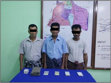 နေပြည်တော်ကောင်စီနယ်မြေ၊ ပျဉ်းမနားမြို့နယ်၌ ဖဲရိုက်လောင်းကစားပြုလုပ်သူ အမျိုးသား သုံးဦးအား ဖမ်းဆီးအရေးယူ