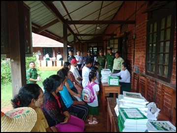 ရှမ်းပြည်နယ်(တောင်ပိုင်း)၊ နမ့်စန်ခရိုင်၊ မိုးနဲမြို့နယ်၊ ဥယျာဉ်ရပ်ကွက်ရှိ အခြေခံပညာအထက်တန်းကျောင်း (မိုးနဲ)၌ ကျောင်းသား/ ကျောင်းသူများ ကျောင်းအပ်နှံမှုအခြေအနေအား  ကွင်းဆင်းစစ်ဆေး