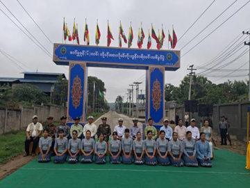 စစ်ကိုင်းတိုင်းဒေသကြီး၊ စစ်ကိုင်းခရိုင်၊ စစ်ကိုင်းမြို့၊ ပတ္တမြားရပ်ကွက်၊ စက်မှုဇုန်(၆)လမ်း ကိုယ့်အားကိုယ်ကိုး ကွန်ကရစ်လမ်းဖွင့်ပွဲအခမ်းအနား ကျင်းပ