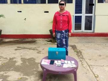 ရှမ်းပြည်နယ်၊ ကလောမြို့နယ်နှင့် မွန်ပြည်နယ်၊ သထုံမြို့နယ်တို့၌ နှစ်လုံး/သုံးလုံးထီလောင်းကစားပြုလုပ်သူ အမျိုးသမီး သုံးဦးအား ဖမ်းဆီးအရေးယူ