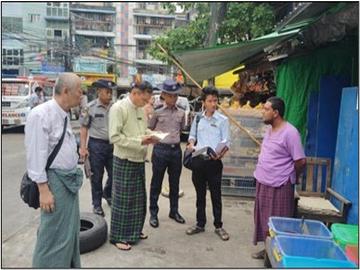 ရန်ကုန်တိုင်းဒေသကြီး၊ သင်္ဃန်းကျွန်းခရိုင်၊ တာမွေမြို့နယ်၊ မအူကုန်းရပ်ကွက်ရှိ ဆန်ဆိုင်များအား ဈေးနှုန်းမြှင့်တင်ရောင်းချခြင်းမရှိစေရေး ကွင်းဆင်းစစ်ဆေး