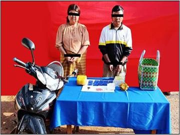 ရှမ်းပြည်နယ်(တောင်ပိုင်း)၊ ရပ်စောက်မြို့၌ ငွေကျပ် သိန်း ၁၀၀ တန်ဖိုးရှိ စိတ်ကြွရူးသွပ်ဆေးပြားများ ဖမ်းဆီးရမိ