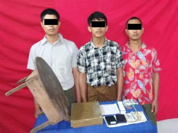 ရန်ကုန်တိုင်းဒေသကြီး၊ လှိုင်သာယာ(အရှေ့ပိုင်း)မြို့နယ်၌ နှစ်လုံးထီ လောင်းကစားပြုလုပ်သူ အမျိုးသား သုံးဦးအား ဖမ်းဆီးအရေးယူ