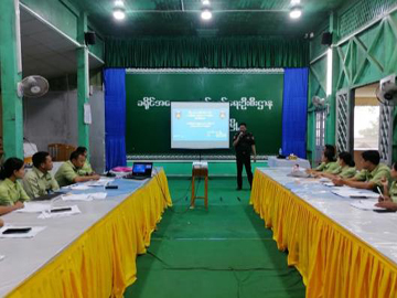တနင်္သာရီတိုင်းဒေသကြီး၊ မြိတ်ခရိုင်အထွေထွေအုပ်ချုပ်ရေးဦးစီးဌာန၊ ကျွန်းရတနာအစည်းအဝေးခန်းမ၌ လုပ်ငန်းစွမ်းဆောင်ရည်မြင့်မားရေးသင်တန်း အမှတ်စဉ်(၁/၂၀၂၅) သင်တန်းဖွင့်လှစ်