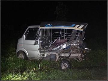 ပဲခူးတိုင်းဒေသကြီး၊ ဒိုက်ဦးမြို့နယ်၌ ယာဉ်တိုက်မှုဖြစ်ပွား၍ အမျိုးသား သုံးဦး၊ အမျိုးသမီး နှစ်ဦး ထိခိုက်ဒဏ်ရာရရှိ