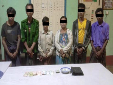 ပဲခူးတိုင်းဒေသကြီး၊ ရေတာရှည်မြို့နယ်၌ ဖဲရိုက်လောင်းကစား ပြုလုပ်သူများအား ဖမ်းဆီးအရေးယူ