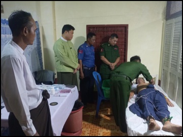 ရန်ကုန်တိုင်းဒေသကြီး၊ သန်လျင်ခရိုင်၊ ကျောက်တန်းမြို့နယ်၊ ပီလခတ်ကျေးရွာအုပ်စု၊ ပီလခတ် ဘုန်းတော်ကြီးကျောင်း၌ ကျန်းမာရေးစောင့်ရှောက်ပေးနေမှုများအား ပူးပေါင်းဆောင်ရွက်