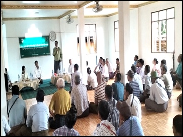 ရန်ကုန်တိုင်းဒေသကြီး၊ တွံတေးခရိုင်၊ ဒလမြို့နယ်၊ ရွှေလှေချောင်ကျေးရွာအုပ်စု ဘုန်းတော်ကြီး ကျောင်း၌ ၂၀၂၅-၂၀၂၆ ခုနှစ်၊ မိုးရာသီတွင် တောင်သူများအား စိုက်ပျိုးရေးနည်းစနစ် နည်းပညာပေး ဆွေးနွေးခြင်း