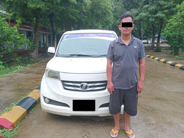 နေပြည်တော်ကောင်စီနယ်မြေ၊ ဇမ္ဗူသီရိမြို့နယ်၌ လိုင်စင်မဲ့မော်တော်ယာဉ် တစ်စီး ဖမ်းဆီးအရေးယူ