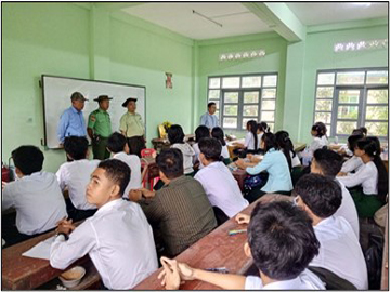 ရန်ကုန်တိုင်းဒေသကြီး၊ မင်္ဂလာဒုံခရိုင်၊ ရွှေပြည်သာမြို့နယ်၊ အမှတ်(၆)ရပ်ကွက်၊ အမှတ်(၁)အခြေခံပညာအထက်တန်းကျောင်း၌ ကျောင်းသား/သူများ ကျောင်းတက်ရောက်မှုအခြေအနေအား ကြည့်ရှုစစ်ဆေး