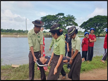 မွန်ပြည်နယ်၊ ကျိုက်ထိုခရိုင်၊ ကျိုက်ထိုမြို့နယ်၊ မြောက်ပိုင်းရပ်ကွက် ကဒတ်ချောင်းရေထိန်းတံခါး၌ မုန်တိုင်းဘေးအန္တရာယ်နှင့် ရေဘေးအန္တရာယ် ရှာဖွေကယ်ဆယ်ရေး ဇာတ်တိုက်လေ့ကျင့်မှု အခမ်းအနား ကျင်းပ