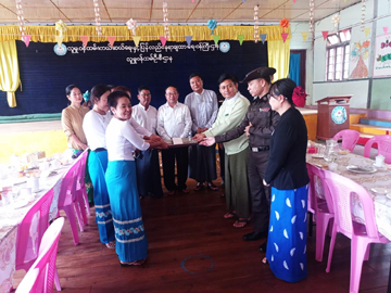 ရှမ်းပြည်နယ်၊ လားရှိုးခရိုင်၊ လားရှိုးမြို့၊ လူမှုဝန်ထမ်းဦးစီးဌာန၊ မူလတန်းကြိုကျောင်းအမှတ်(၁) ဖွင့်ပွဲအခမ်းအနား ကျင်းပ