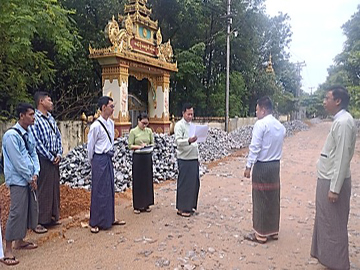 မွန်ပြည်နယ်၊ ကျိုက်ထိုခရိုင်၊ ကျိုက်ထိုမြို့နယ်ကျေးလက်လမ်းဖွံ့ဖြိုးရေးဦးစီးဌာန၏ ၂၀၂၄-၂၀၂၅ ဘဏ္ဍာရေးနှစ်အတွင်း ပြည်နယ်ရန်ပုံငွေဖြင့် ကတ္တရာလမ်းခင်းခြင်းလုပ်ငန်း ဆောင်ရွက်ပြီးစီးမှု အခြေအနေများအား ကြည့်ရှုစစ်ဆေး