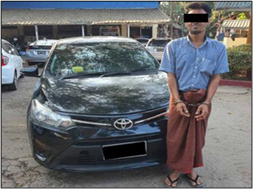 မွန်ပြည်နယ်၊ မော်လမြိုင်မြို့နယ်နှင့် မုဒုံမြို့နယ်တို့တွင် လိုင်စင်မဲ့မော်တော်ယာဉ် နှစ်စီး ဖမ်းဆီးရမိ